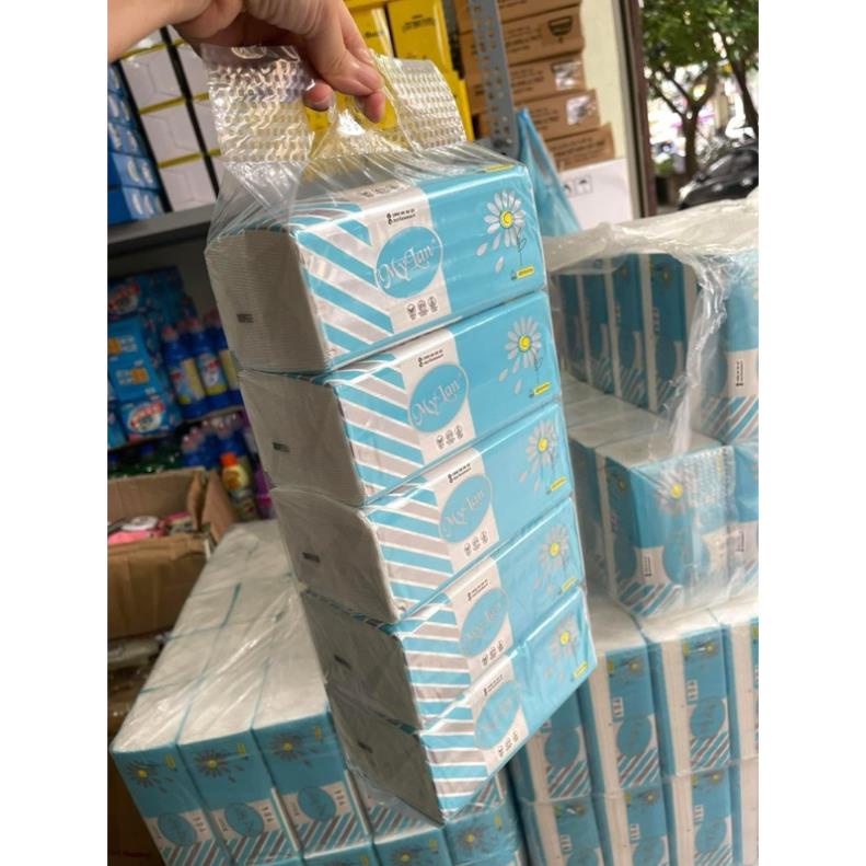Giấy ăn Hoa Cúc Mylan 4 lớp