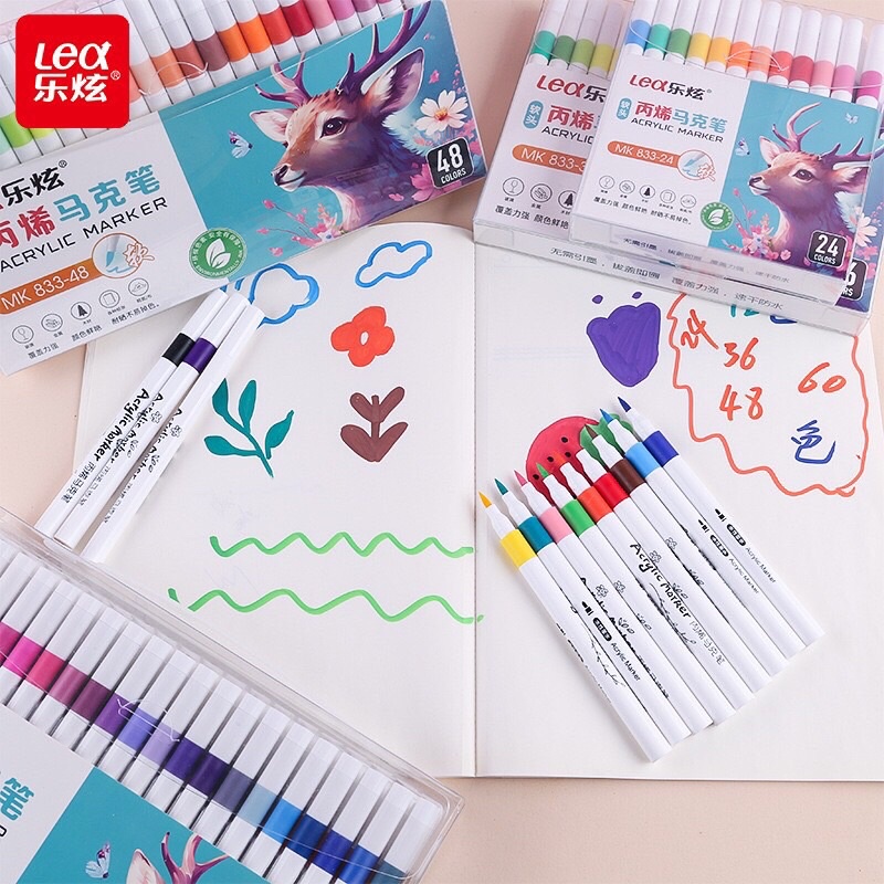 Bút Màu Marker ACRYLIC LEX thế hệ mới