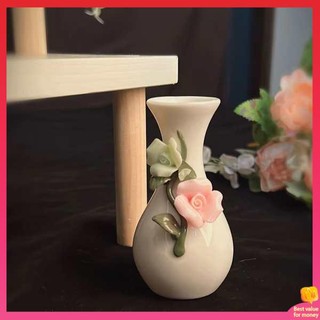 Bình hoa sứ bình hoa gốm sứ Tay nắm hoa gốm sứ đơn giản thủy canh nhỏ lọ sáng tạo mini nhỏ tươi hoa trang trí trang trí phòng khách hoa khô cắm