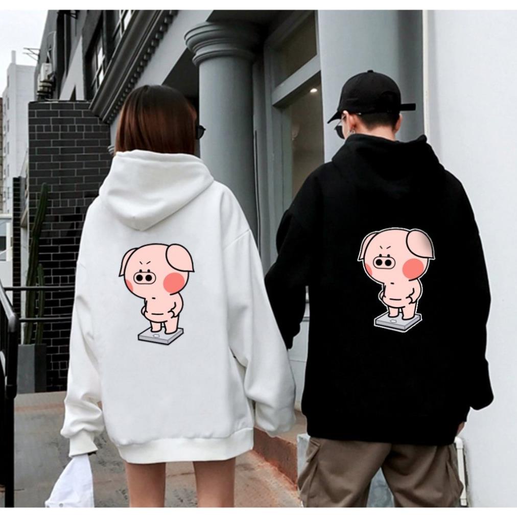 (RẺ VÔ ĐỊCH ) Hoodie CHUI ĐẦU form UNISEX chất nỉ dày dặn DÁNG rộng mã LỢN
