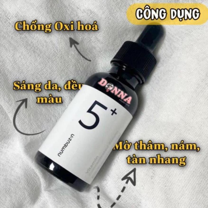 Serum NUMBUZIN NO 5 Serum Trắng Da, Mờ Thâm Nám Numbuzin No 5 Vitamin Concentrated Serum 30ml..>