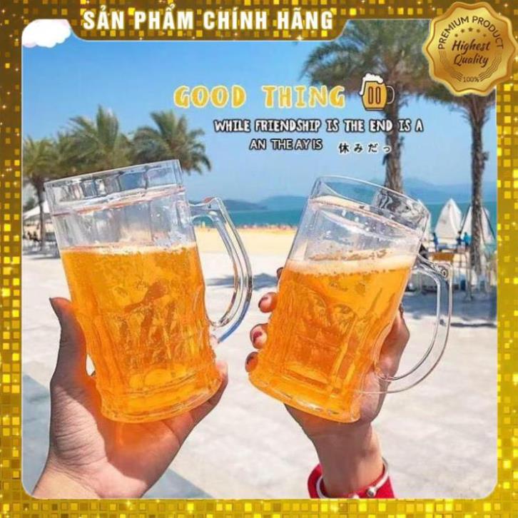 Ly uống bia giả 2 lớp troll Tiktok cốc uống bia giả 2 lớp mẫu mới hàng có sẵn