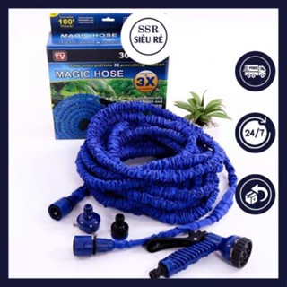 Vòi Xịt Dãn Nở 15m-30m Cực Kỳ Tiện Lợi - Vòi Giãn Nở Dài 30m Tưới Cây Rửa Xe Xịt Rửa Sân Nhà