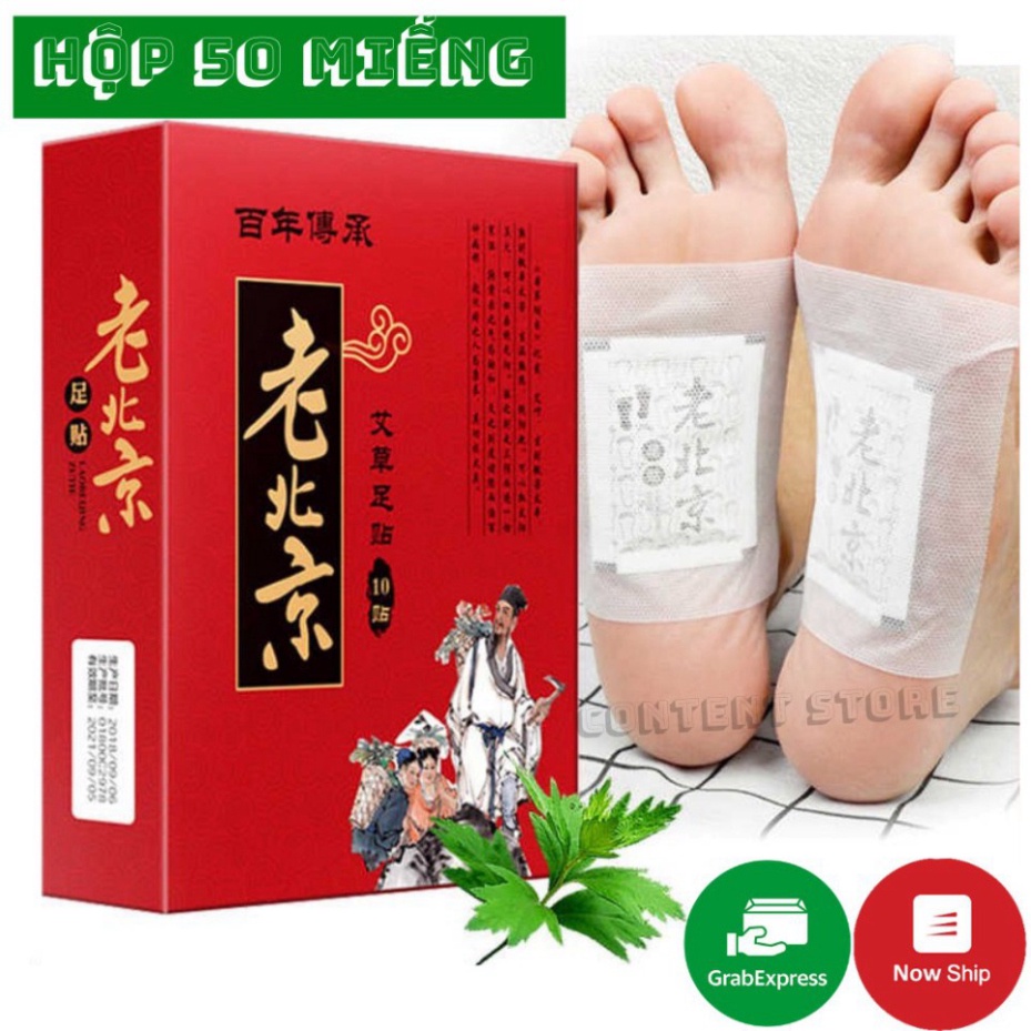 Miếng Dán Thải Độc Bàn Chân Ngải Cứu Nội Địa Trung - Món Qùa Cho Sức Khoẻ