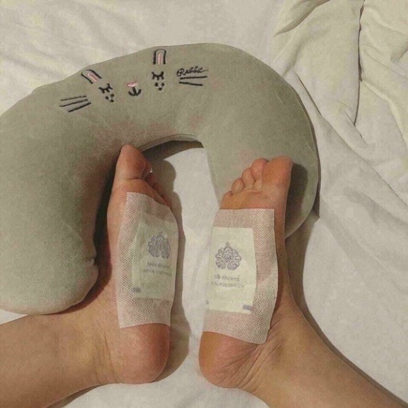 Miếng Dán Thải Độc Bàn Chân Ngải Cứu Nội Địa Trung - Món Qùa Cho Sức Khoẻ