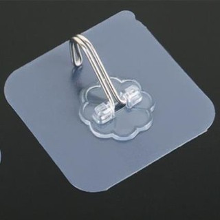 Miếng dán dính tường có móc treo đồ siêu dính siêu bền siêu rẻ kích thước 6x6cm - Heo Đất Hot Hit