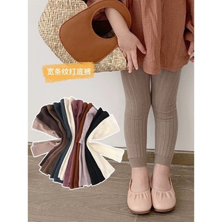 Quần tất len không bàn Mumudora trơn gân nhiều màu size 1-7y