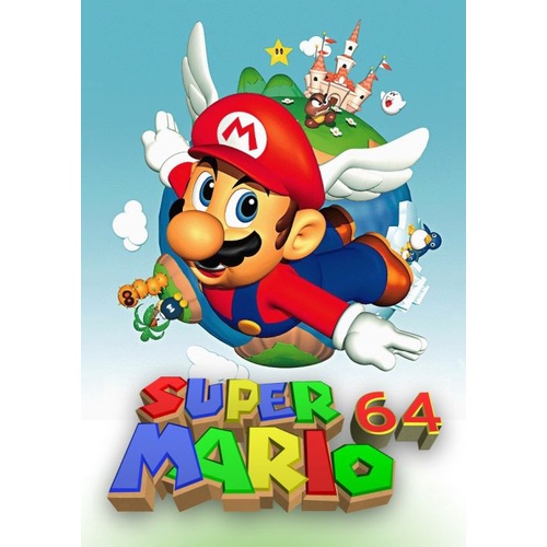 [HCM]game p s 2 super mario mario 64
