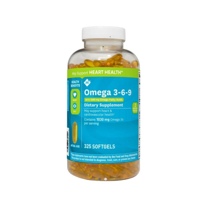 Viên uống dầu cá Omega 369 May Support Heart Health của Mỹ hộp 325 viên