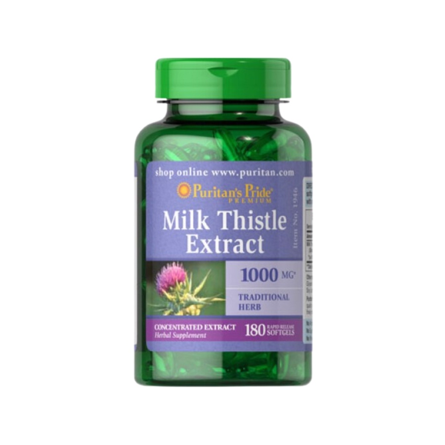 Viên uống hỗ trợ gan Milk Thistle Extract 1000mg 180 viên thải độc gan