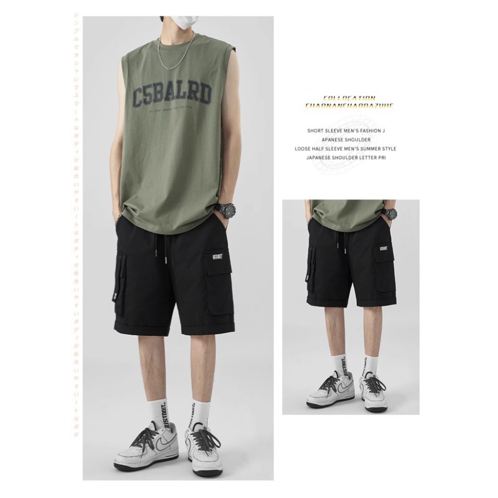 Áo ba lỗ - Áo Tank Top unisex IN C5BALRD, vật liệu cotton 100% co giãn, thoáng mát