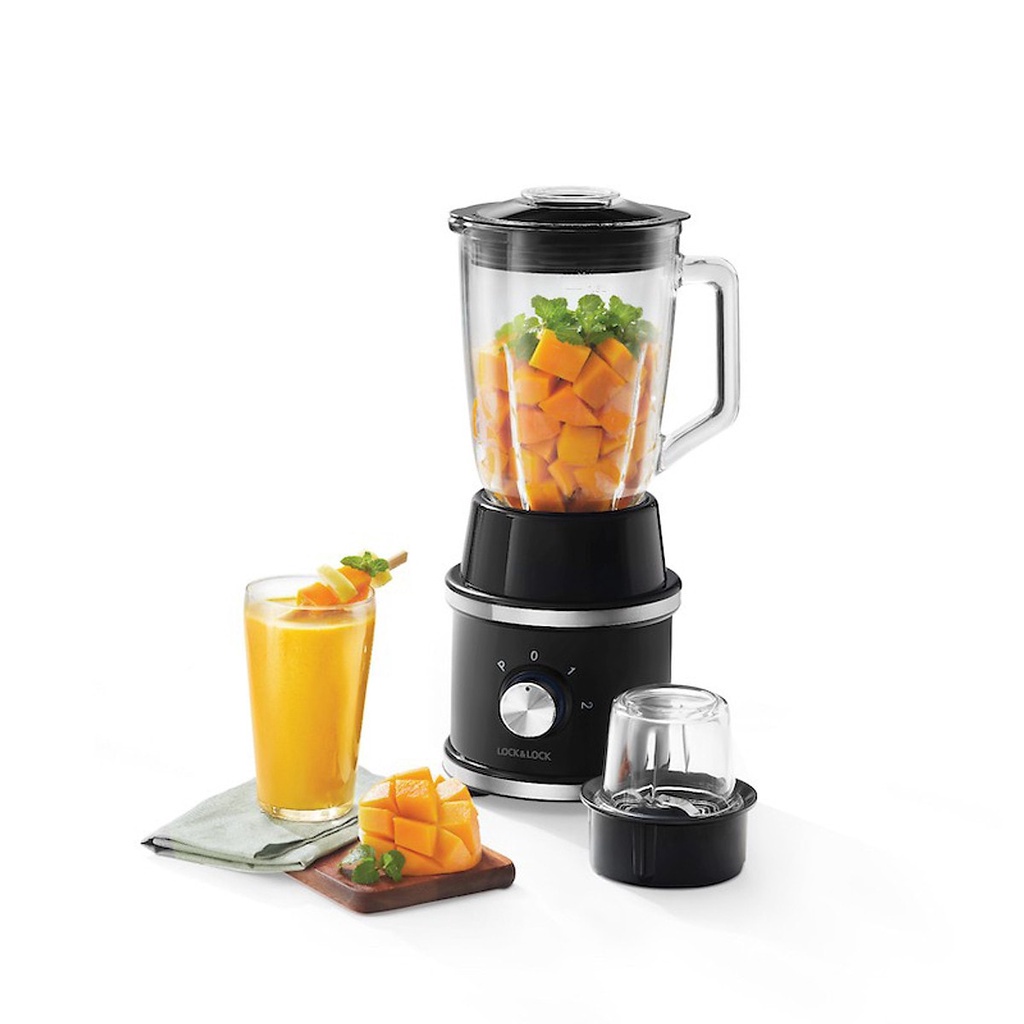 Máy xay sinh tố Lock&Lock High Speed Blender 220-240V, 50/60Hz, 600W - Màu đen EJM376BLK