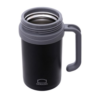 Cốc giữ nhiệt Basic Table Mug Lock&Lock 500ml, 68mm - Màu đen LHC9002B