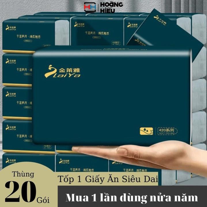 1 gói  Giấy Ăn Rút Zhongxing Giấy Siêu Dai 5 lớp Chuẩn Nội Địa Trung Quốc nb tv