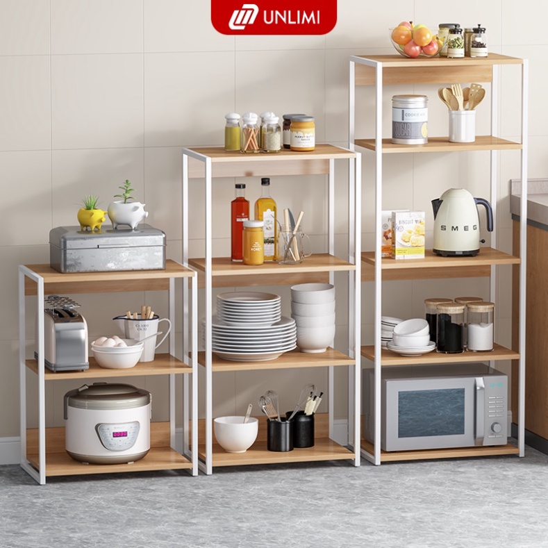 Kệ nhà bếp đa năng lưu trữ gọn gàng phòng bếp thương hiệu Unlimi - GM05
