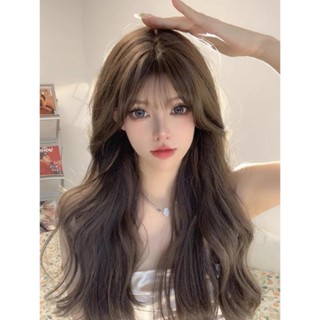 Tóc giả cả đầu TÓC GIẢ NGUYÊN ĐẦU a11 sóng dài cao cấp xu hướng