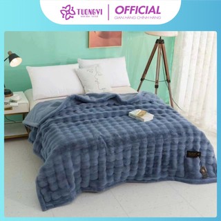 Chăn Lông Chồn Cực Mềm Mịn, Thoáng Mát, Kháng Khuẩn, Nằm Mùa Lạnh Siêu Ấm Áp, Kích Thước 200x230 NẶNG 5KG