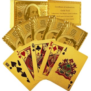 Bộ Bài Mạ Vàng 24k KNY