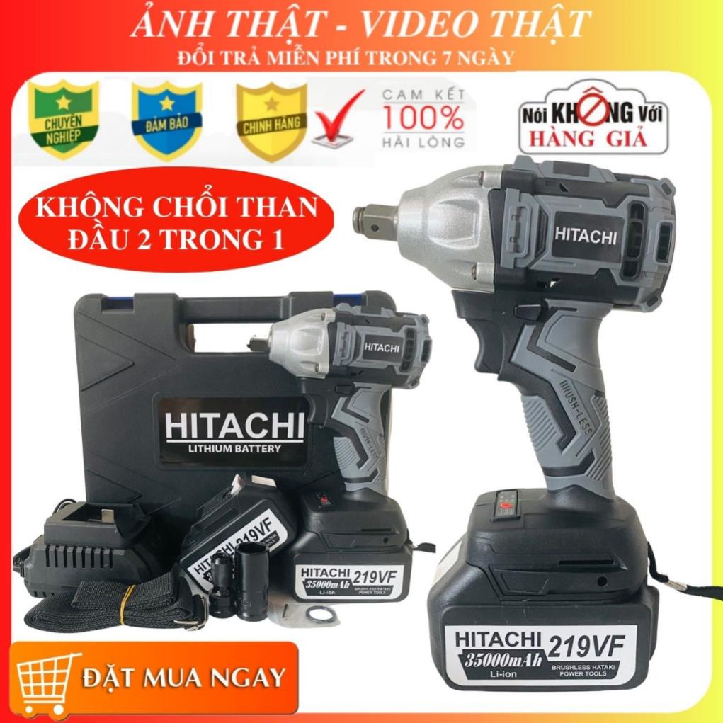 Máy siết bulong hittachi 219VF không chổi than - Lõi đồng 100%