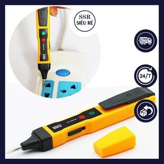 Bút thử điện không tiếp xúc xuyên vỏ dây điện nẹp điện bút dò điện cảm ứng an toàn