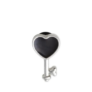 Phụ kiện Jibbitz™ Charm Silver And Black Heart Key
