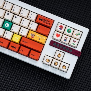 Keycap mario | mario xda | keycap nhựa pbt 144 nút in nhiệt dyesub