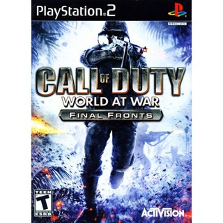 Đĩa game p s 2 call of duty world at war final fronts