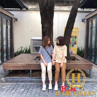 Quần kaki nữ sắn gấu HARIQUEEN quần kaki suông phong cách ulzzang