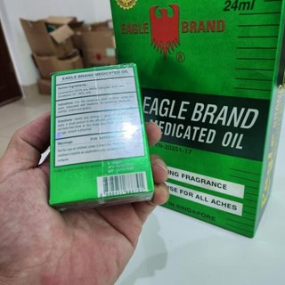 Dầu xanh con ó Eagle Brand 24ml (Chính hãng dầu Singapore - có xuất HD)
