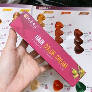 Thuốc kem nhuộm tóc chibas đủ mã không kèm oxy