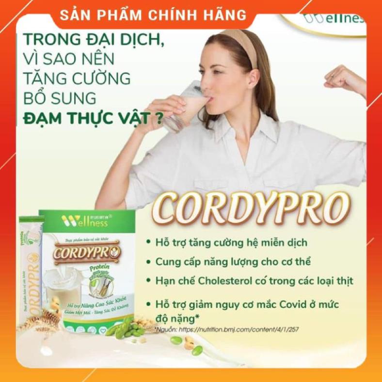 Thực phẩm Protein thực vật Cordypro-nâng cao sức tăng cường đề kháng HÀNG CHÍNH HÃNG