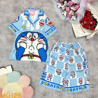 Đồ ngủ quần lửng Pijama Lụa xước