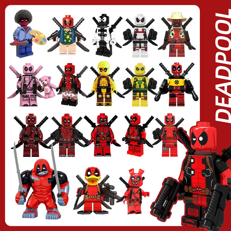 Mô Hình Lắp Ráp Lego Siêu Anh Hùng Deadpool 2