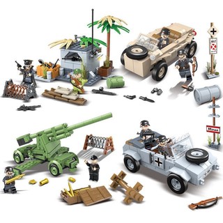 Bộ đồ chơi lego lắp ráp mô hình xe tăng quân đội đức độc đáo