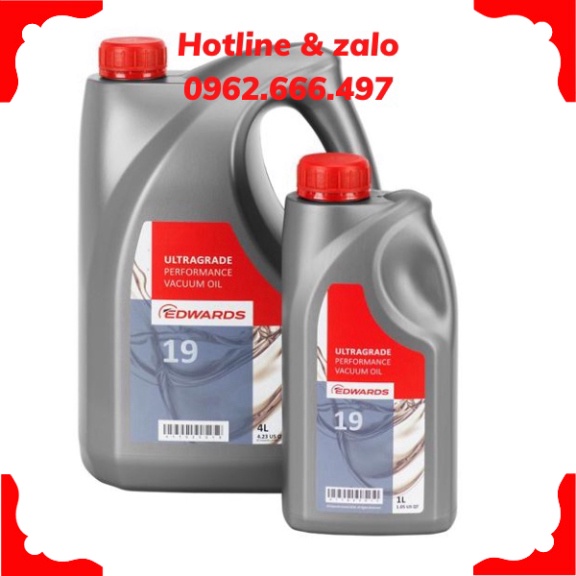 [Mới]- Dầu chân không Edwards Oil Ultragrade 19, 4L/can