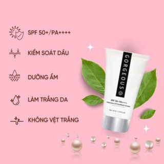 Set kem chống nắng nâng tone
