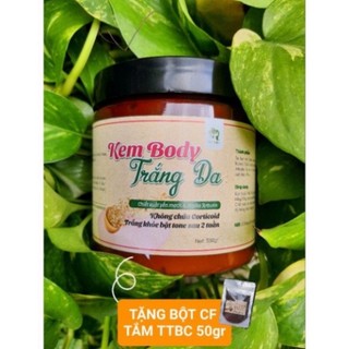 Kem trắng da body Handmade