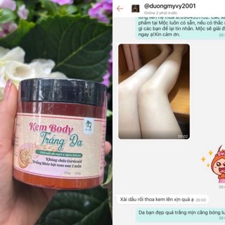 Kem trắng da body Handmade