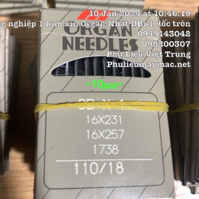 Kim Máy Công Nghiệp xịn Organ Nhật  DBx1  #120103