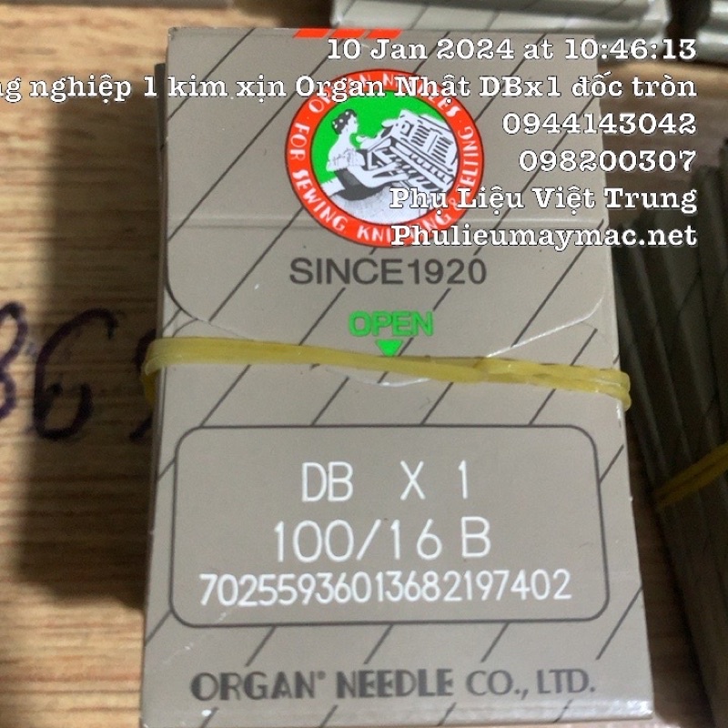 Kim Máy Công Nghiệp xịn Organ Nhật  DBx1  #120103