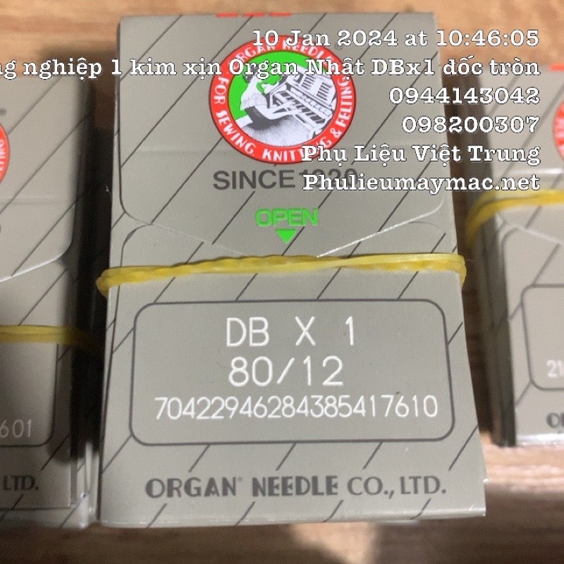 Kim Máy Công Nghiệp xịn Organ Nhật  DBx1  #120103