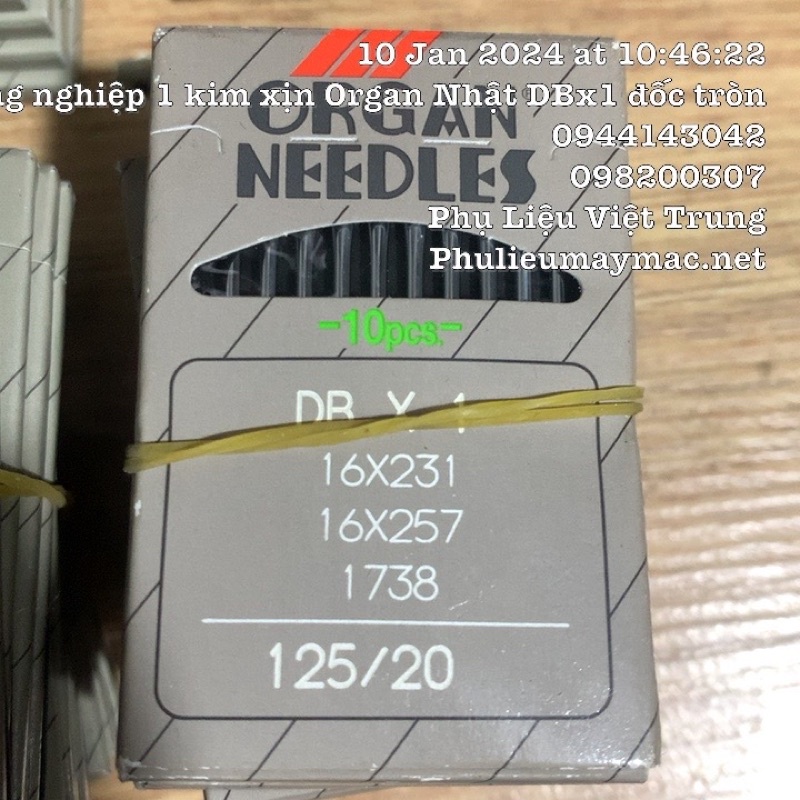 Kim Máy Công Nghiệp xịn Organ Nhật  DBx1  #120103