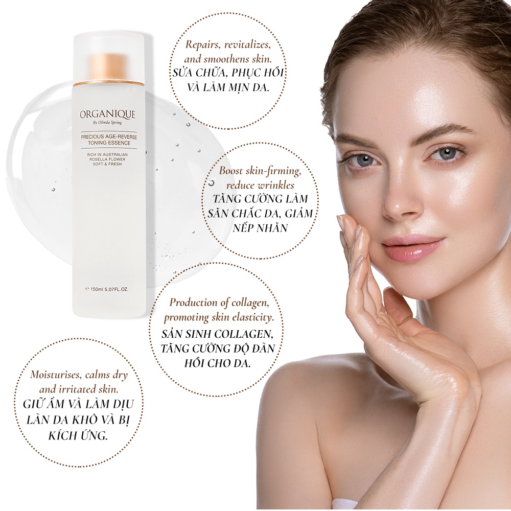Nước Cân Bằng Organique Chống Lão Hóa Age-Reverse Toning Essence 145ml