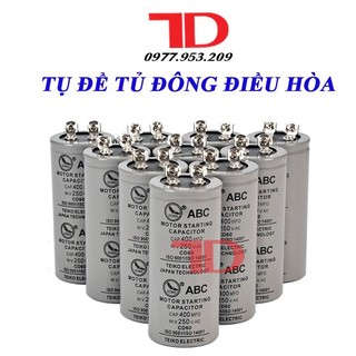 [CN HCM] Tụ điện, capa phóng, tụ đề từ 100/250v đến 1000/250v dùng trong tủ mát tủ đông, tụ điều hòa