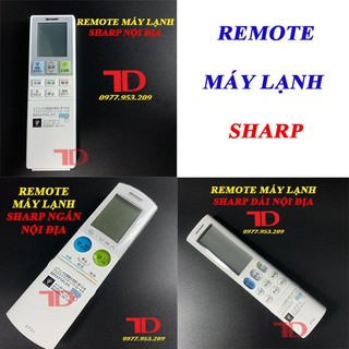 Remote máy lạnh SHARP các loại Vật tư Điện lạnh Thuận Dung