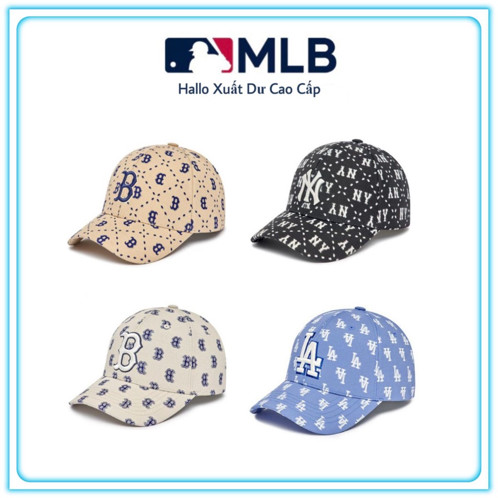 [Ảnh Thật] Mũ Lưỡi Trai MLB Monogram Bản Mới 2023