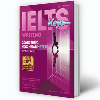 Sách luyện thi ielts key writing - công thức học nhanh ielts writing task 1