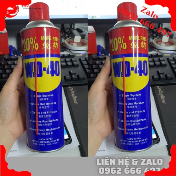 [Mới]- Chai xịt chống rỉ sét, bôi trơn WD-40