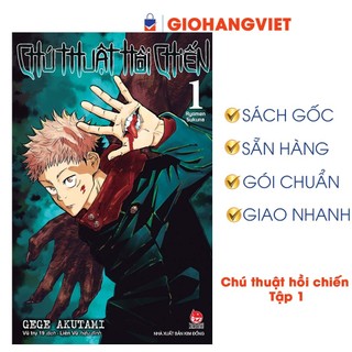Truyện tranh - Chú Thuật Hồi Chiến Tập 1 - Bản Thường [Tặng Kèm Obi Và Thẻ Bo Góc Nhựa]