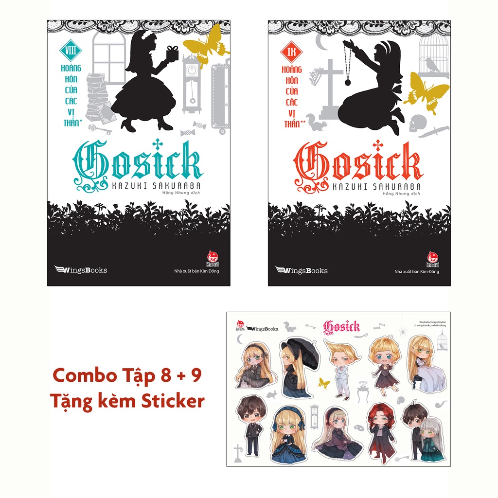 Truyện - Combo GOSICK – Tập 8 + 9